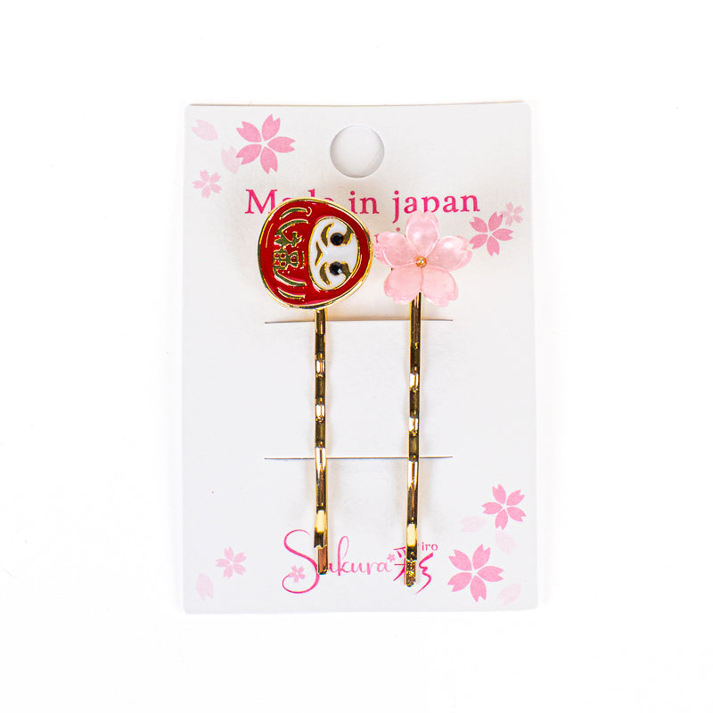 Fasce per capelli giapponesi Daruma & Sakura