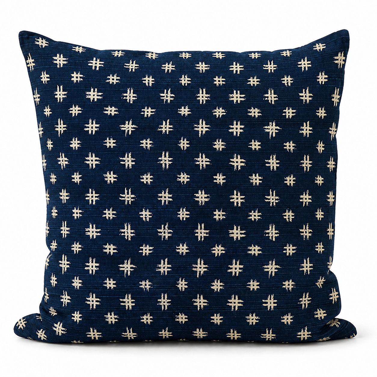 Federa Giapponese Blu Motivo Igeta - 50x50 cm