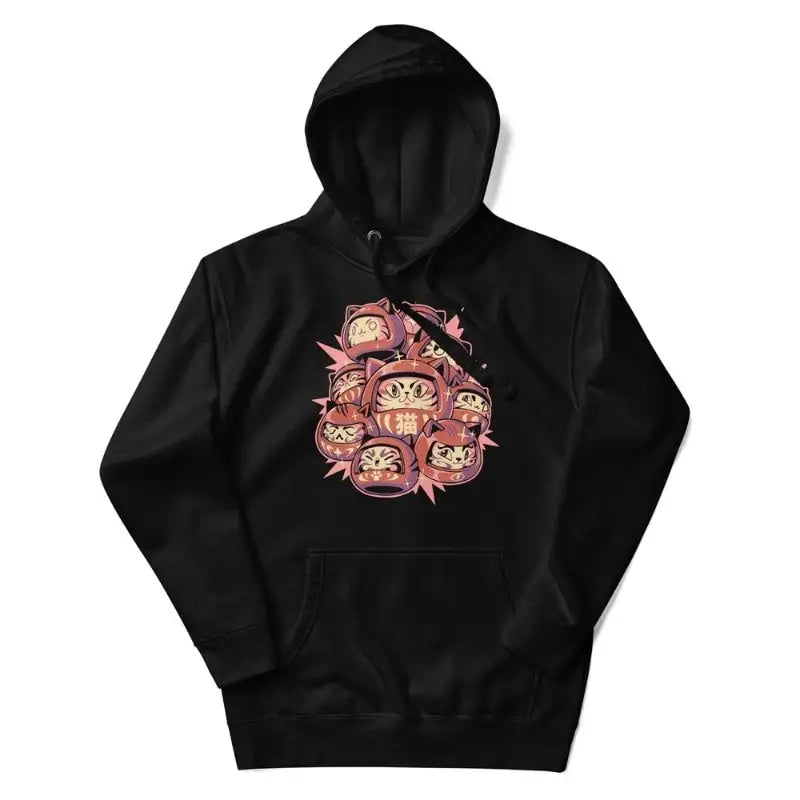 Felpa giapponese Daruma Cat - S
