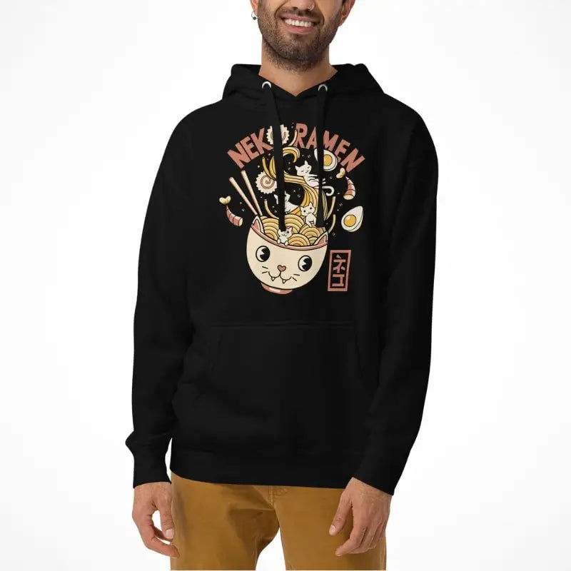 Felpa giapponese Neko Ramen