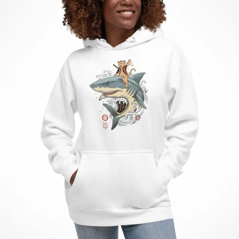 Felpa giapponese Neko Shark