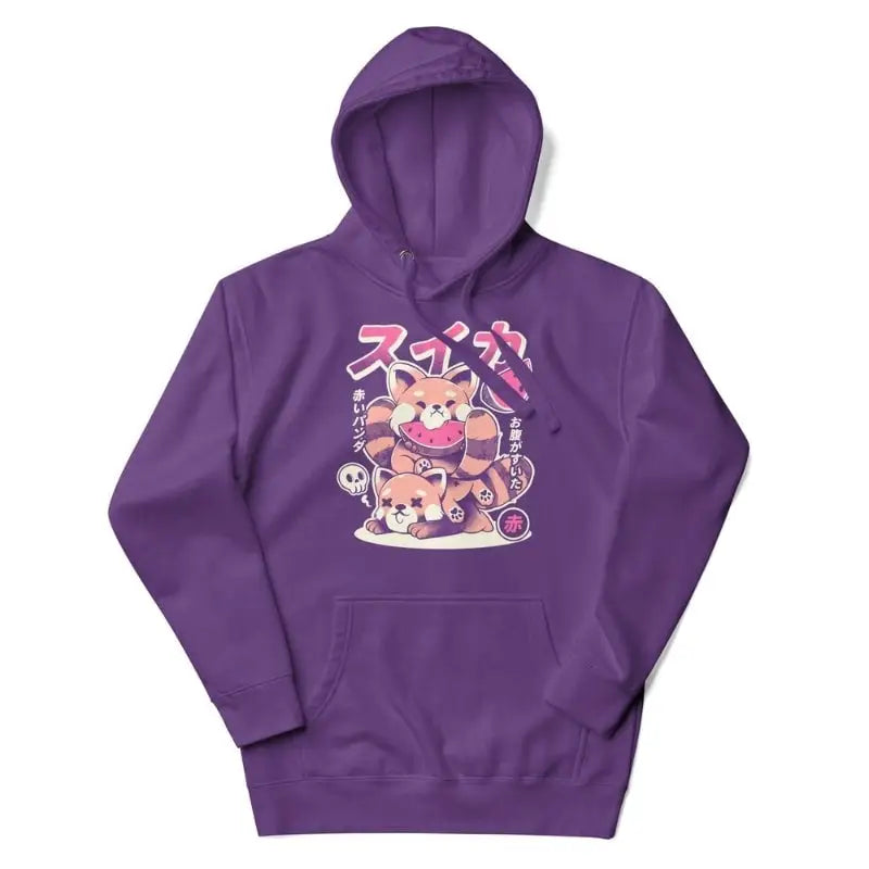 Felpa Japanese Panda - Rosso - S