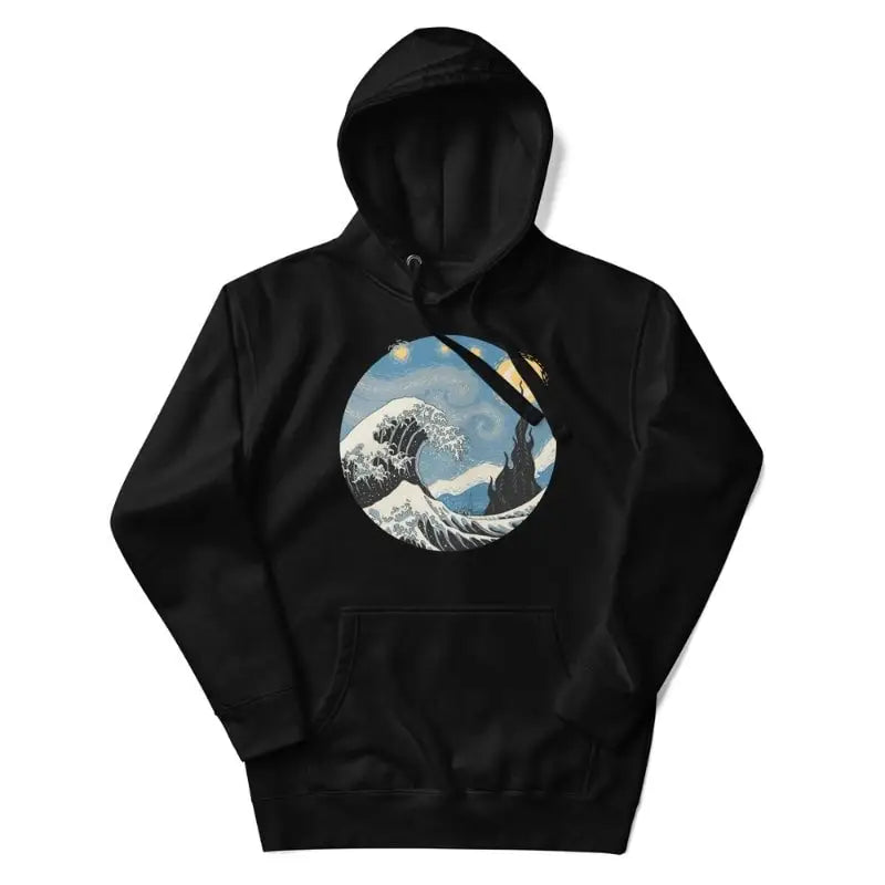 Felpa Japanese Wave & Starry Night - S