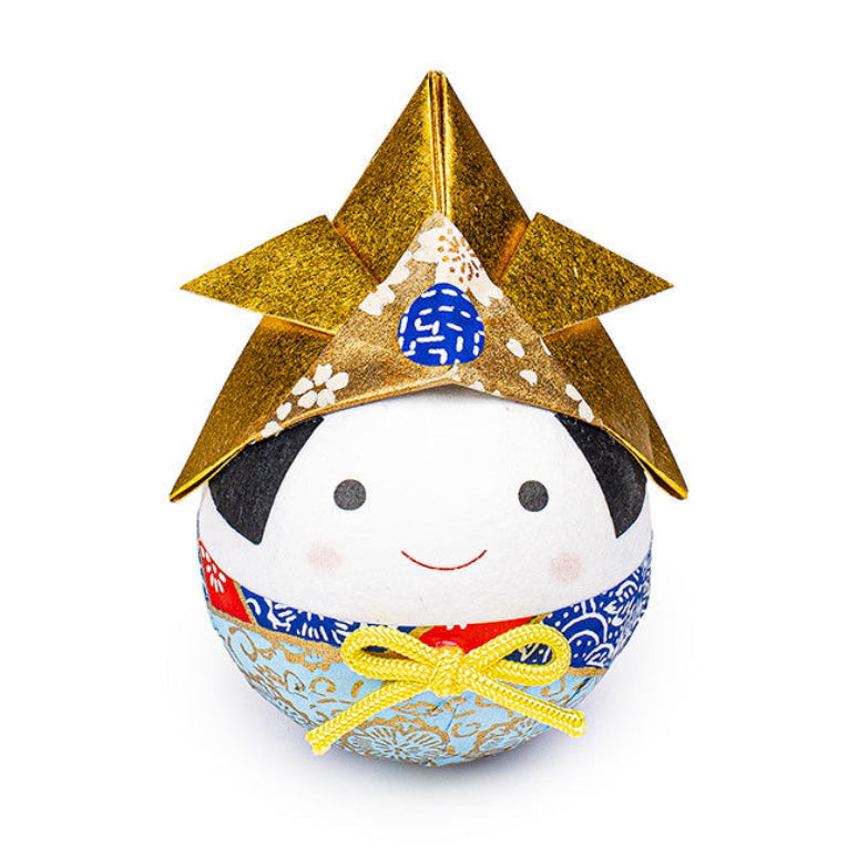 Figura Okiagari in Carta Washi - Kabuto