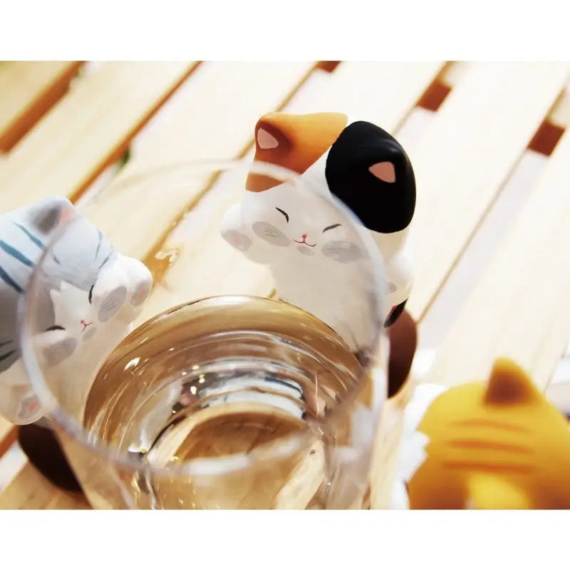 Figurina gatto tigrato Kawaii