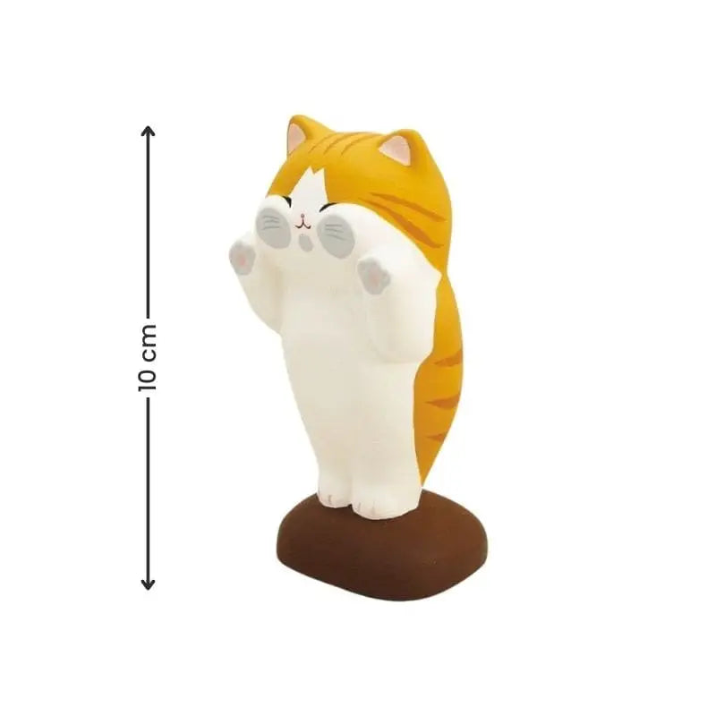 Figurina gatto tigrato Kawaii