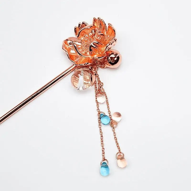 Fiore di peonia Kanzashi