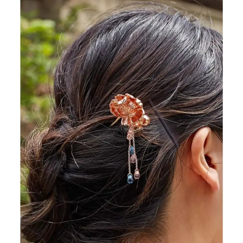 Fiore di peonia Kanzashi