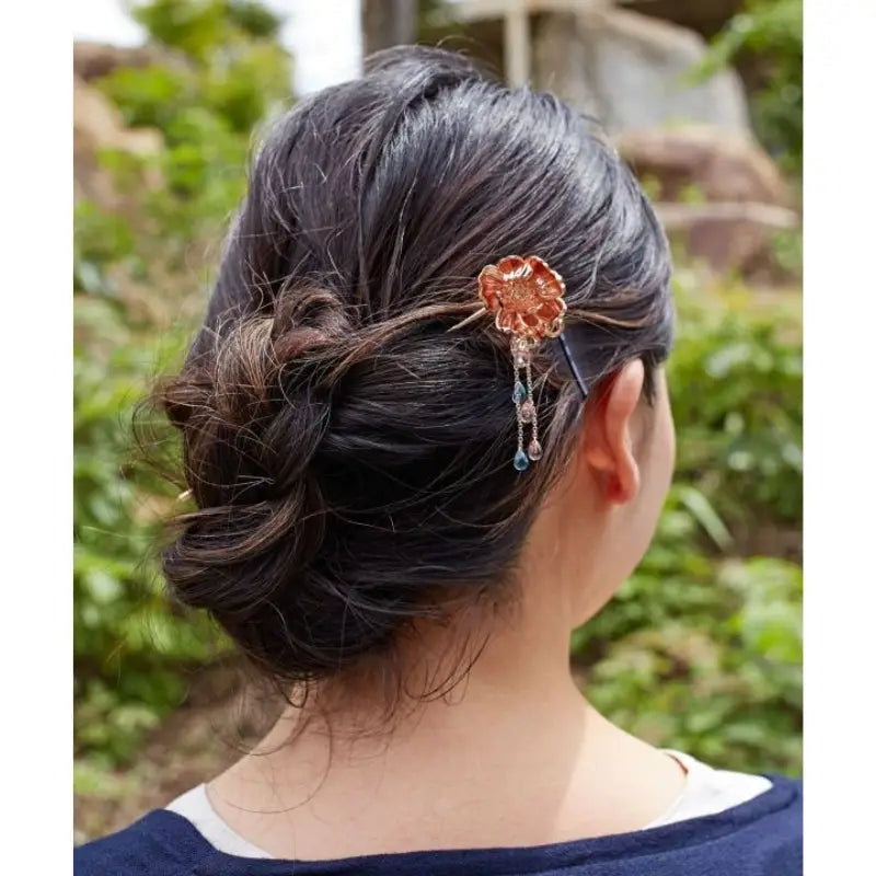 Fiore di peonia Kanzashi