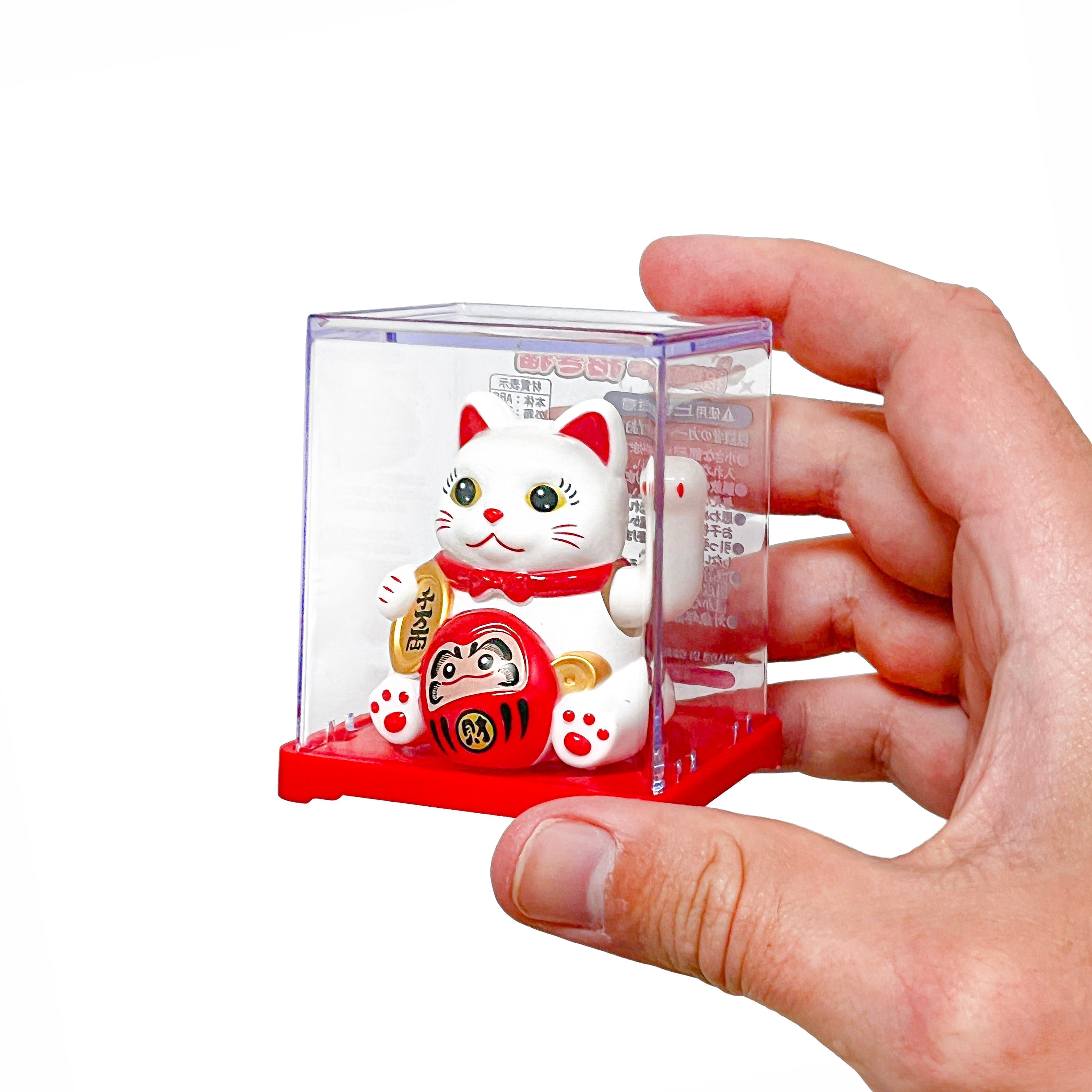 Gatto Maneki Neko Solare Articolato - Daruma