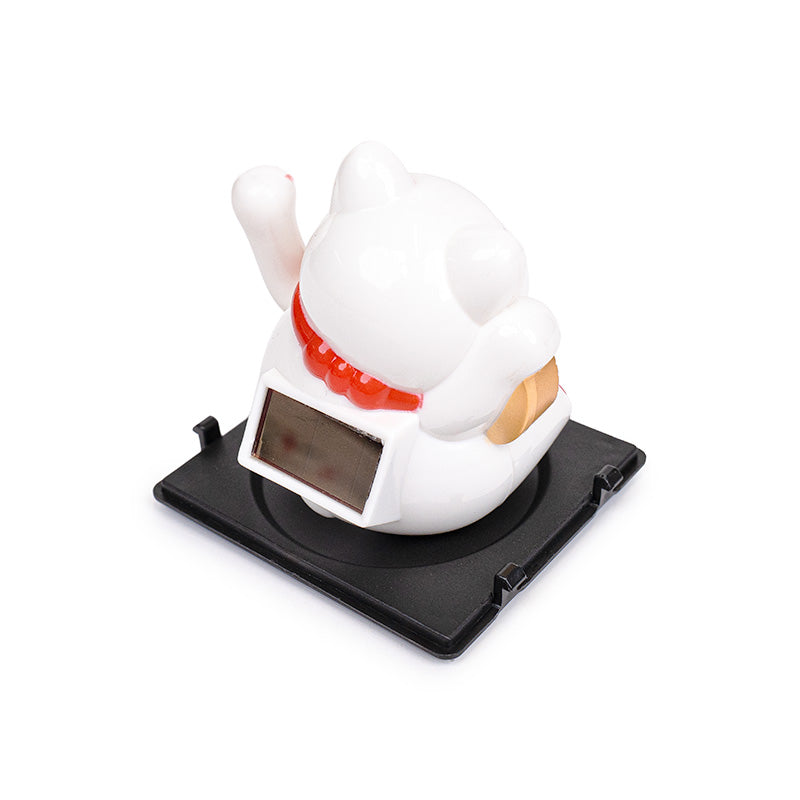 Gatto Maneki Neko Solare Articolato - Fortuna