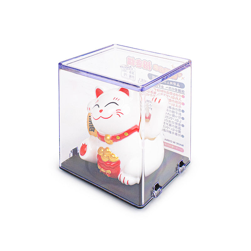 Gatto Maneki Neko Solare Articolato - Fortuna
