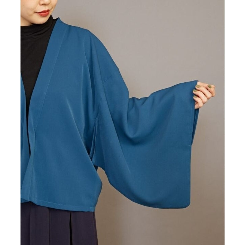 Giacca kimono blu da donna