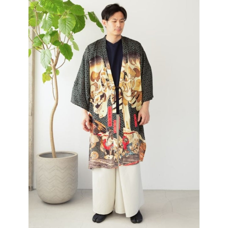 Giacca Kimono lunga da uomo