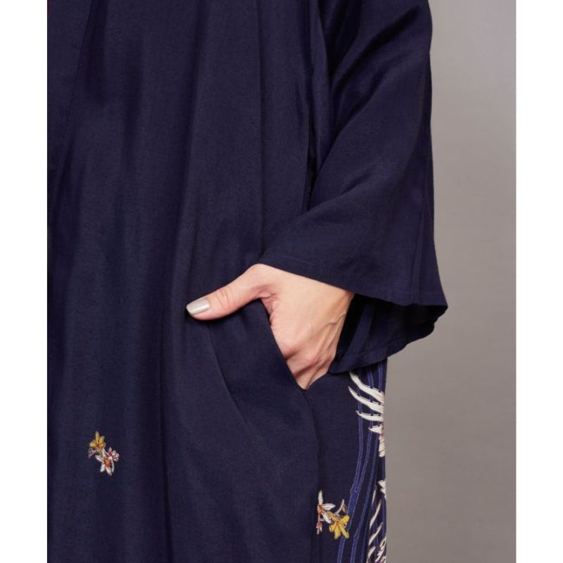 Kimono lungo da donna con gru