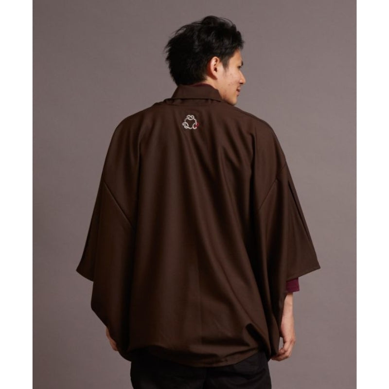 Giacca Kimono marrone da uomo