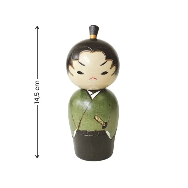 Giovane samurai Kokeshi