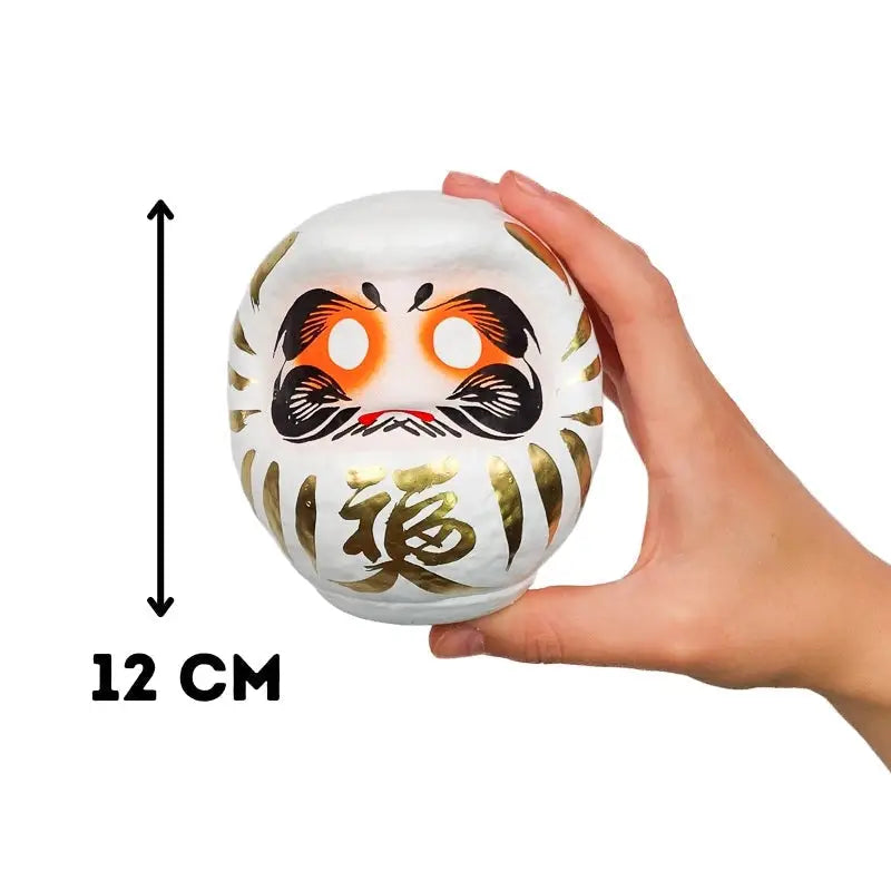 Daruma bianco grande - 12 cm