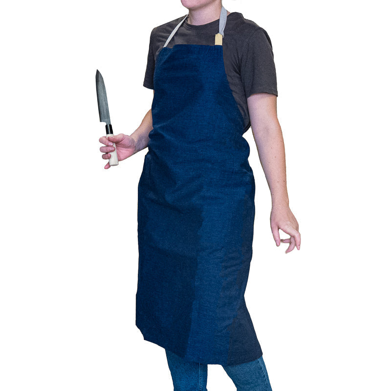 Grembiule da Cucina Giapponese - Blu