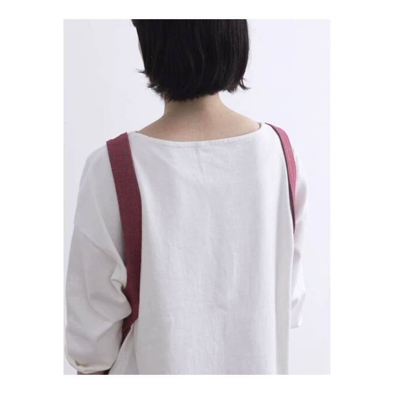 Grembiule giapponese corto unisex rosso