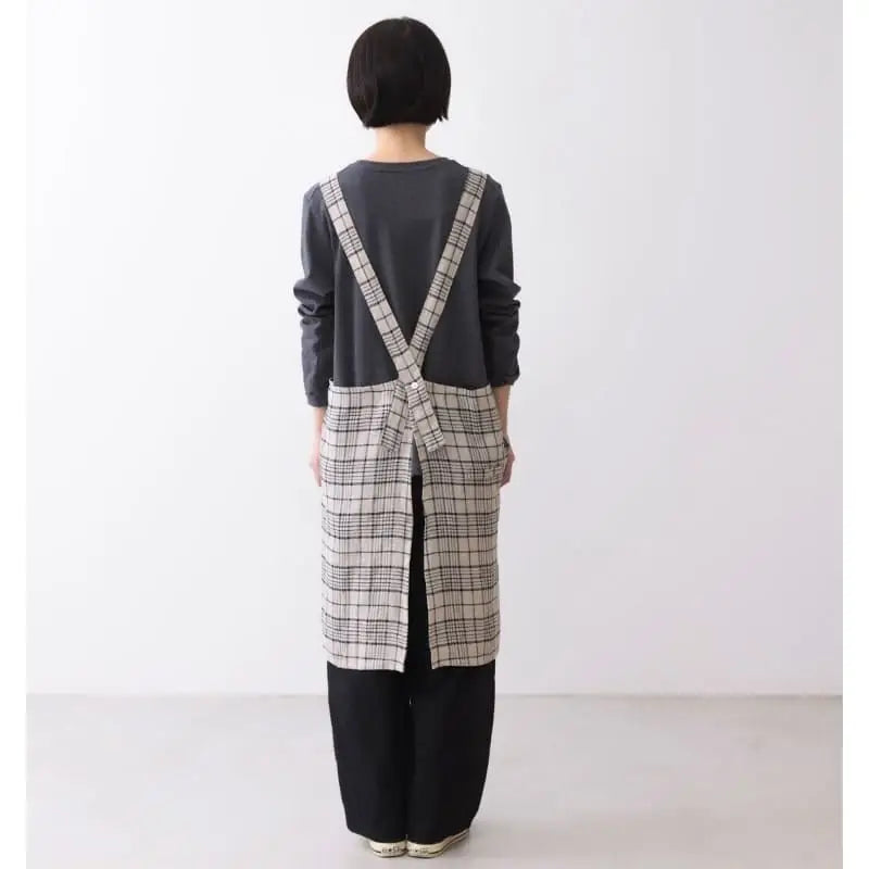 Grembiule in twill di canapa giapponese