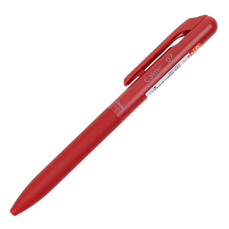Penna a sfera a inchiostro gel Pentel Calm 0,7 mm - Rosso