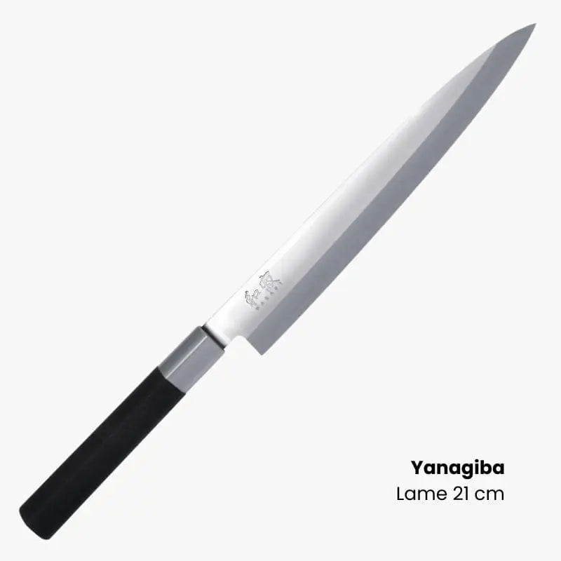 KAI Wasabi Nero 5 Custodia per coltelli giapponesi