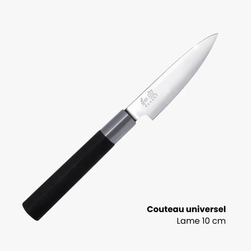 KAI Wasabi Nero 5 Custodia per coltelli giapponesi