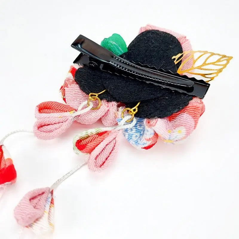 Kanzashi Barrette Flower