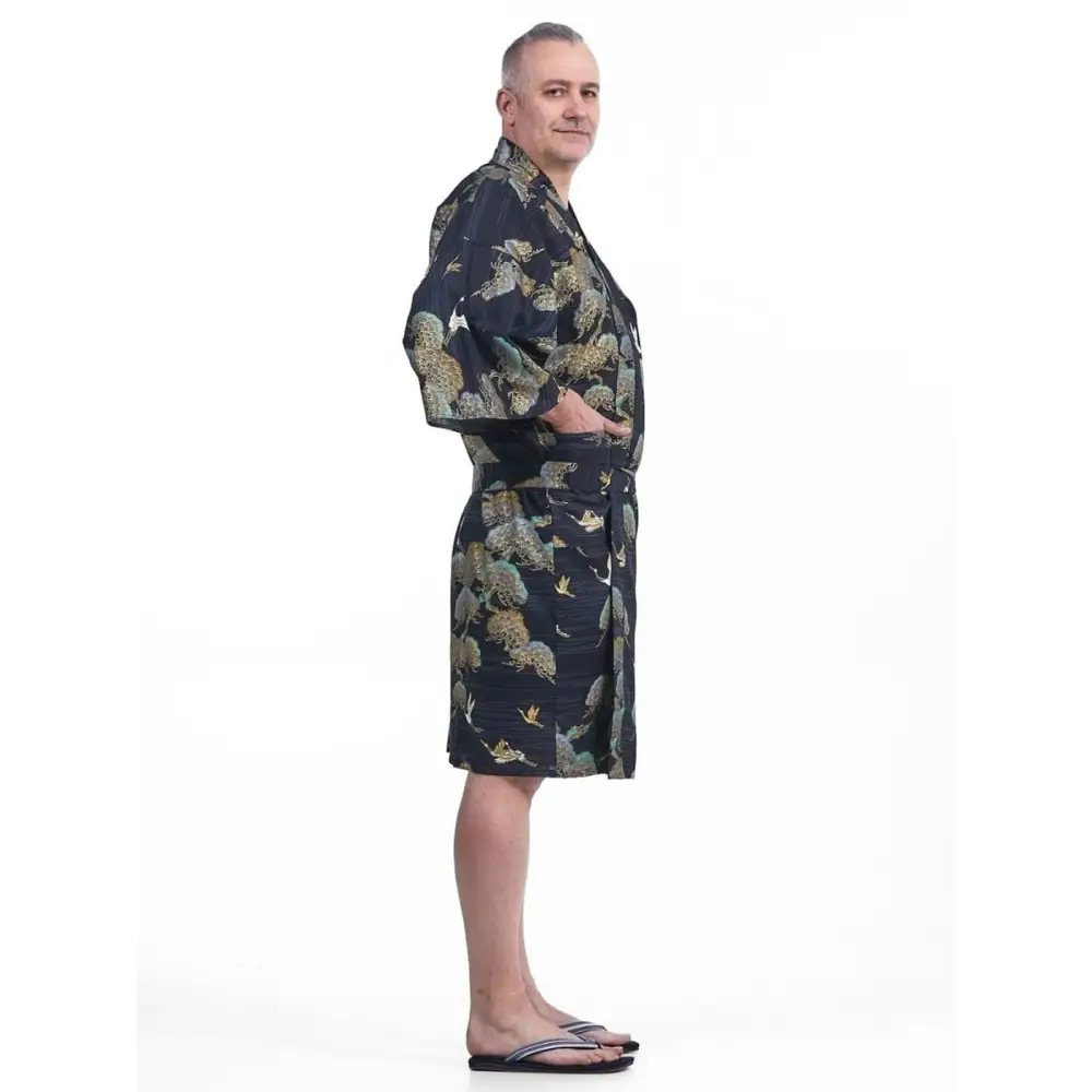 Happi Kimono Crane & Pine Uomo - Taglia unica