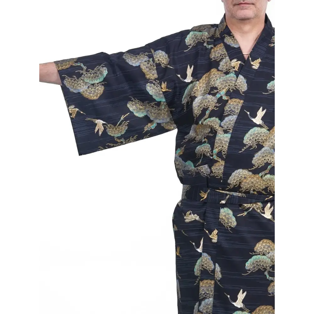 Happi Kimono Crane & Pine Uomo - Taglia unica