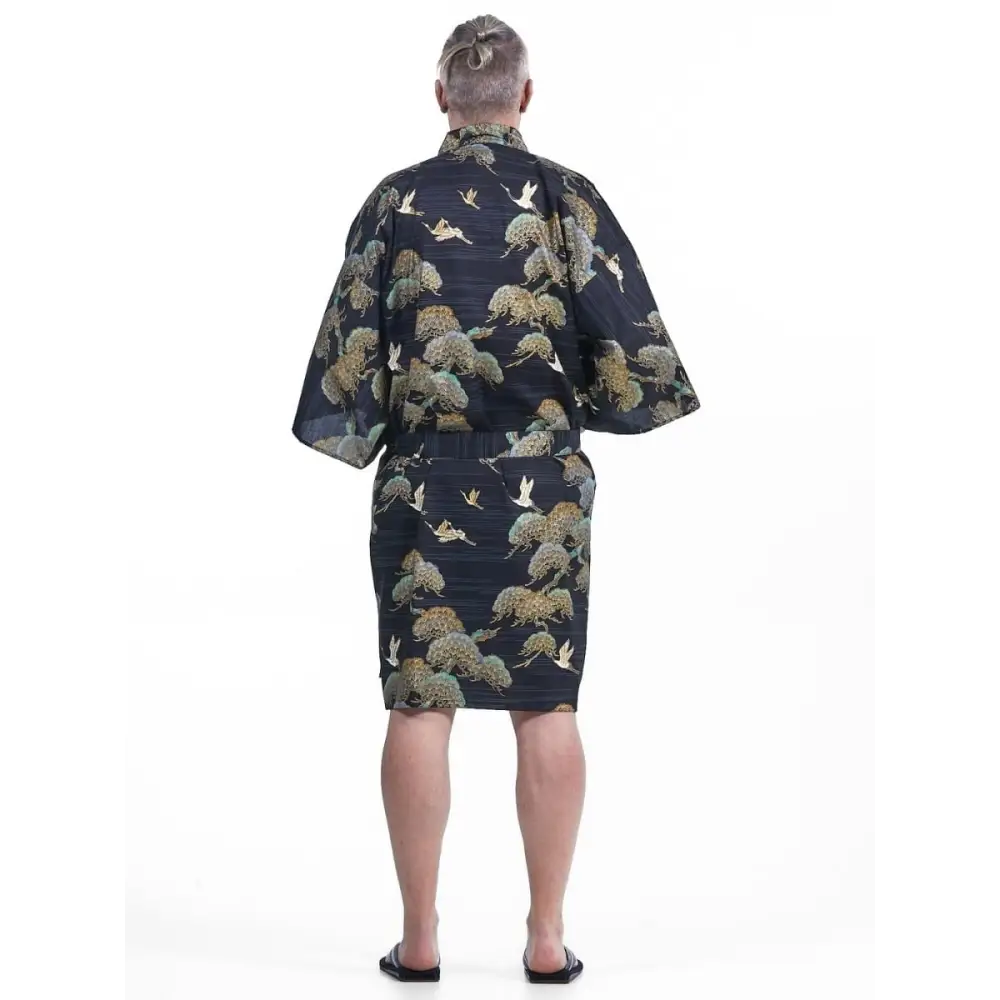 Happi Kimono Crane & Pine Uomo - Taglia unica