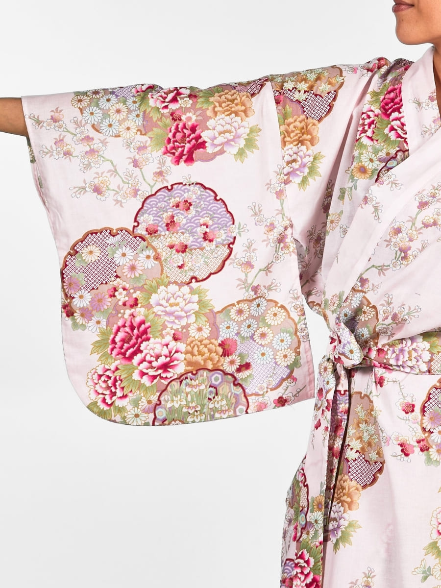 Kimono Da Donna Giapponese Maru Mon - Taglia unica
