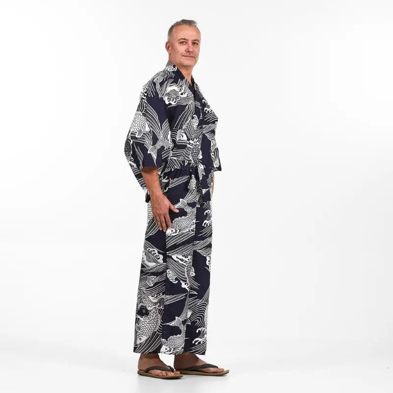 Kimono da uomo Carpe Koï Yukata