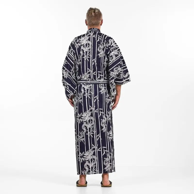Kimono da uomo in bambù e drago Yukata