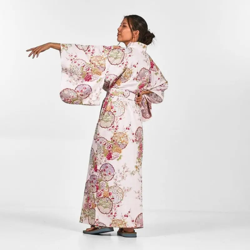 Kimono giapponese Maru Mon da donna - Taglia unica