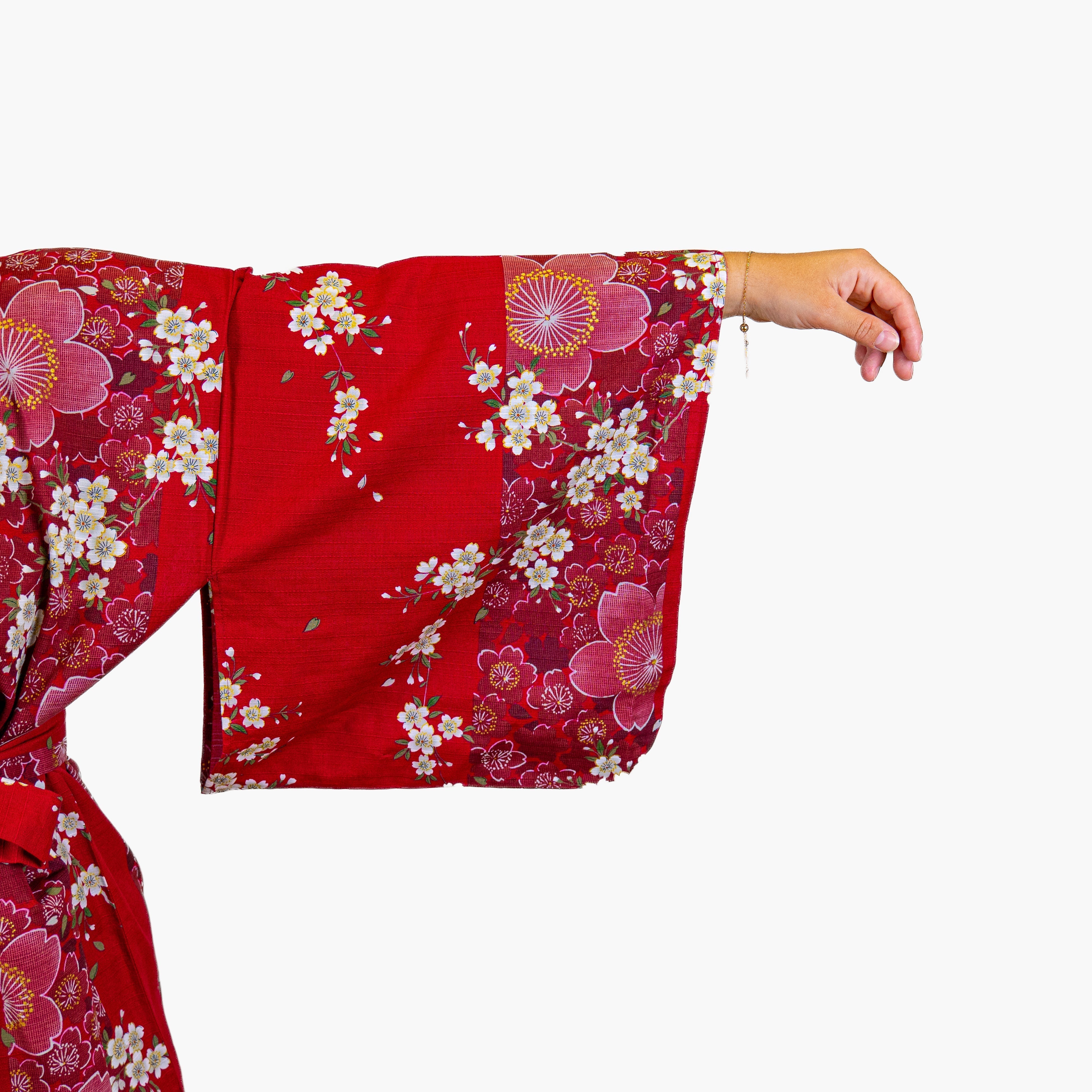 Kimono Giapponese da Donna – Sakura Rosso