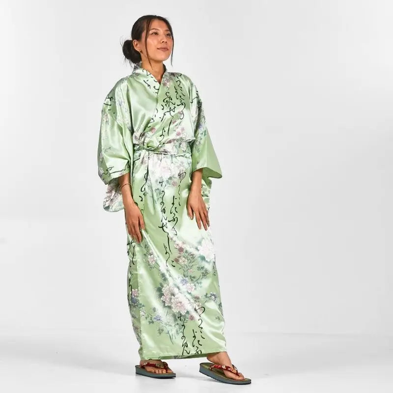 Kimono giapponese Shi to Hana da donna - Taglia unica