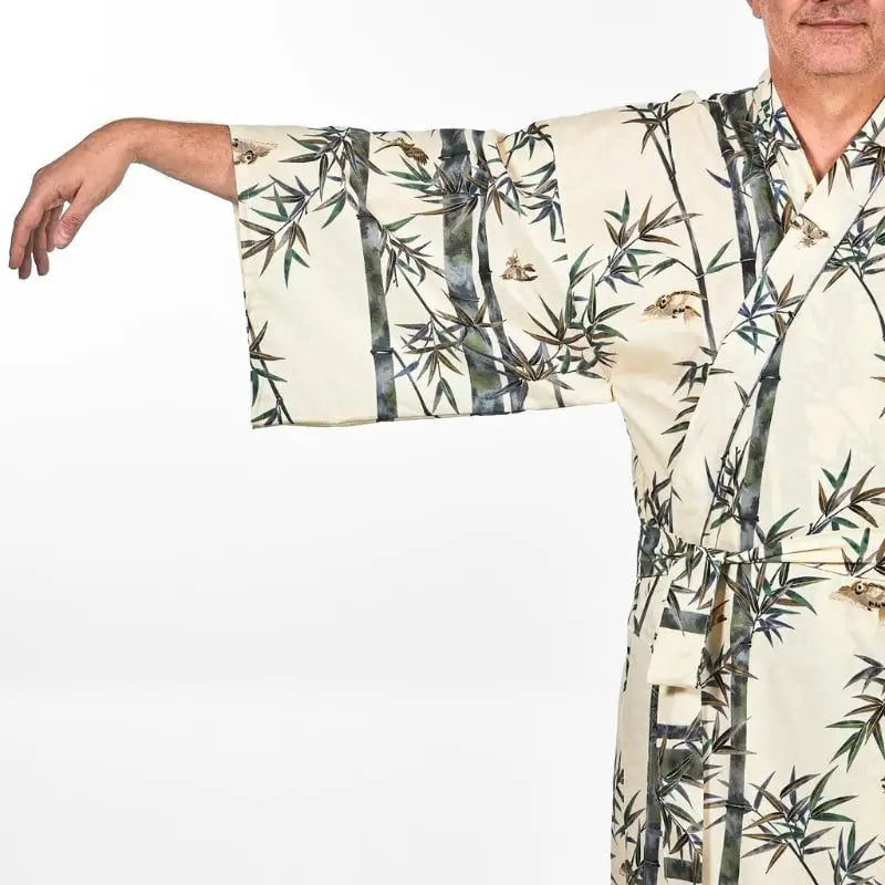 Kimono giapponese da uomo in bambù - Taglia unica