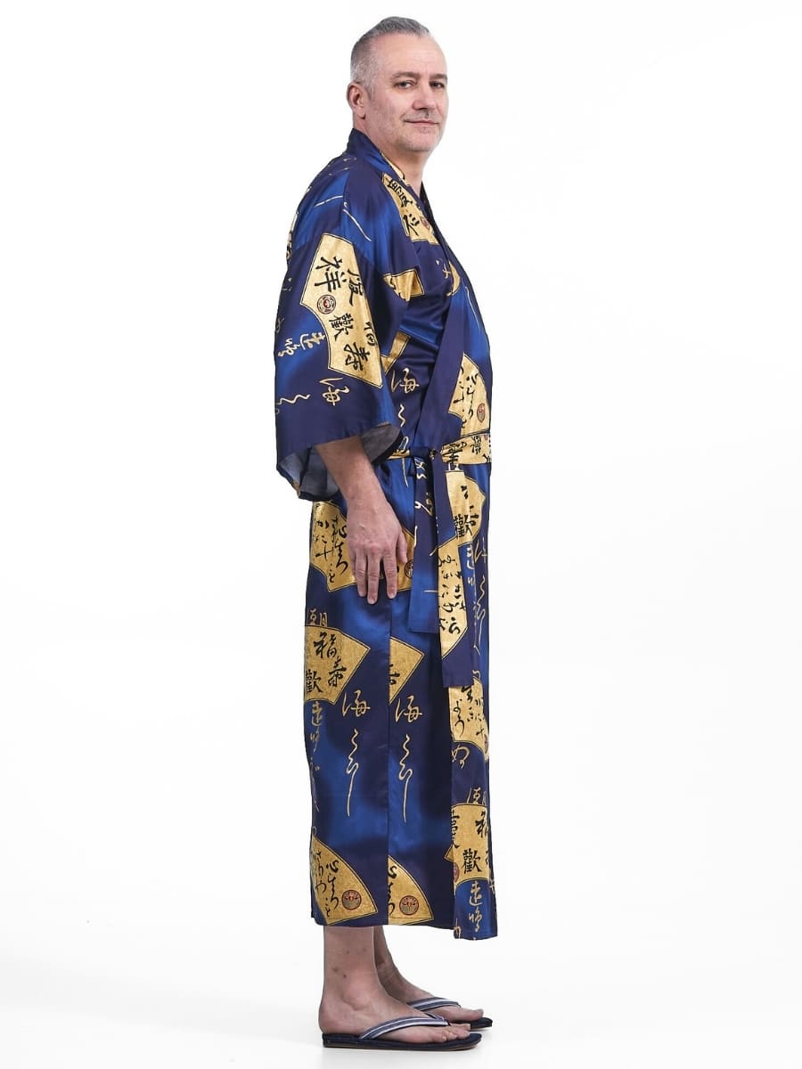 Kimono giapponese da uomo Sensu Gold - Taglia unica