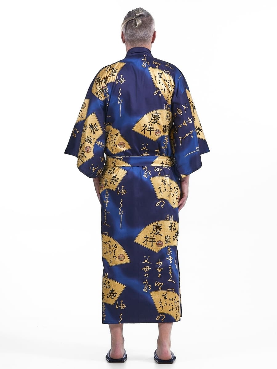 Kimono giapponese da uomo Sensu Gold - Taglia unica