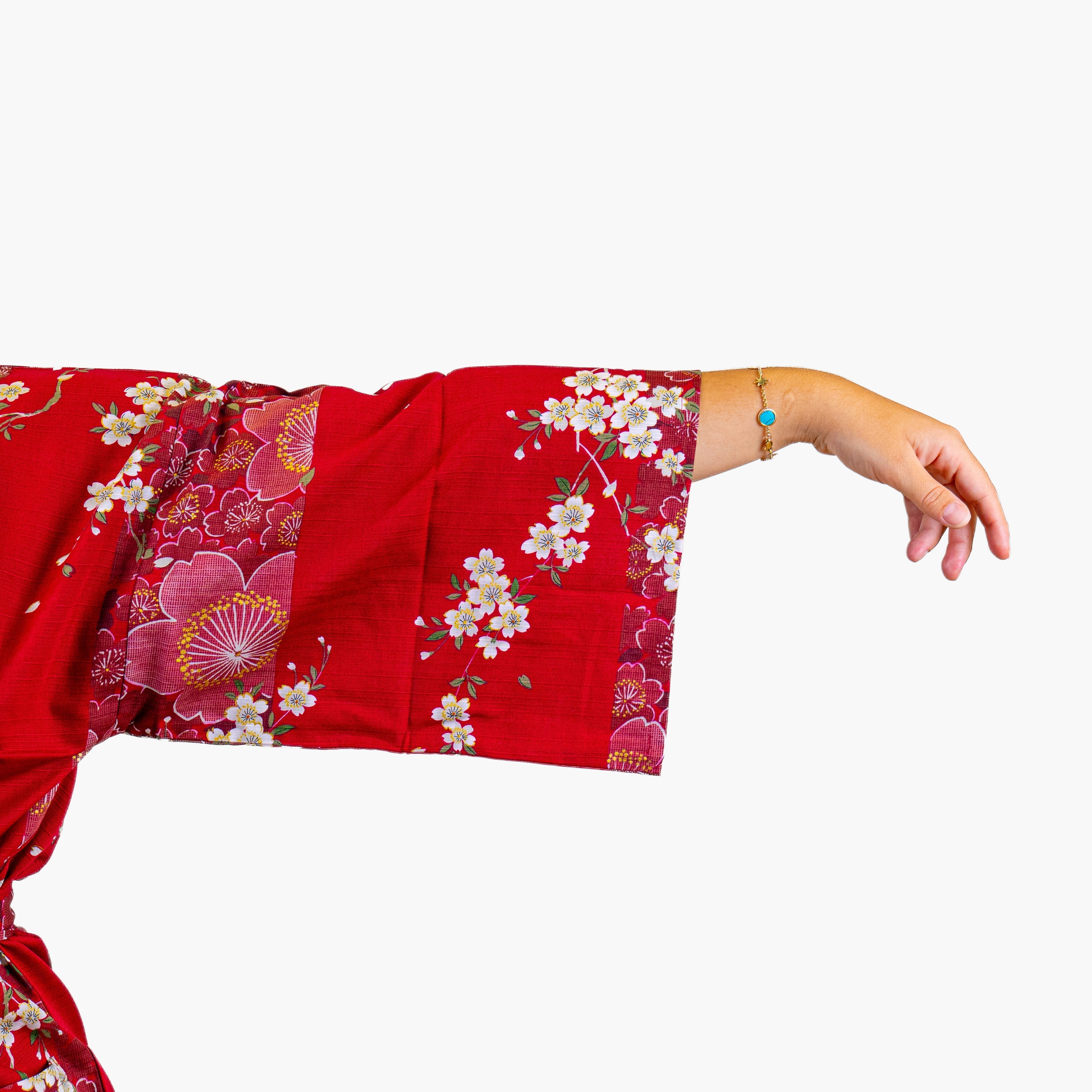 Kimono Happi da Donna – Sakura Rosso