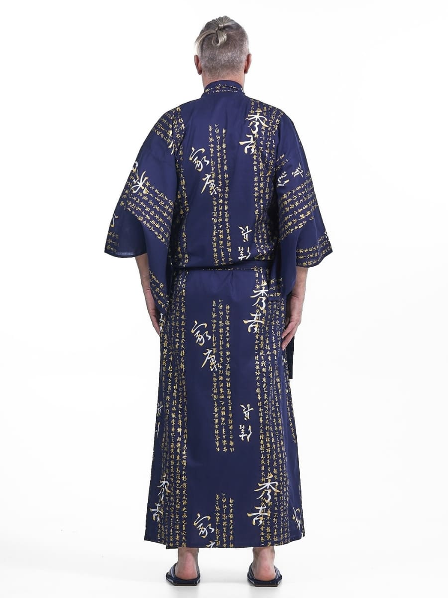Kimono Kanji Yukata da uomo
