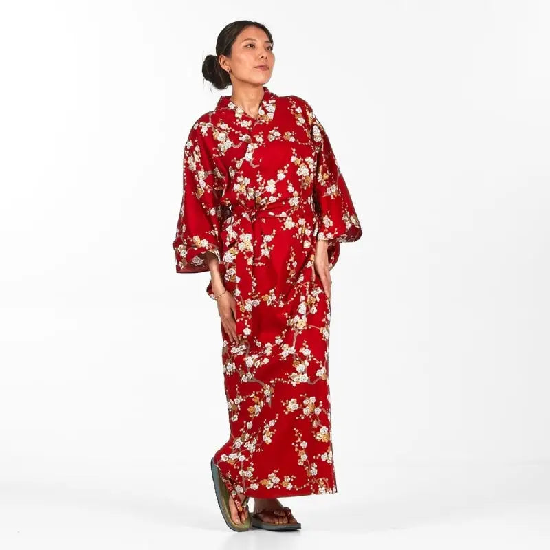 Kimono Shiraume Yukata da donna - M