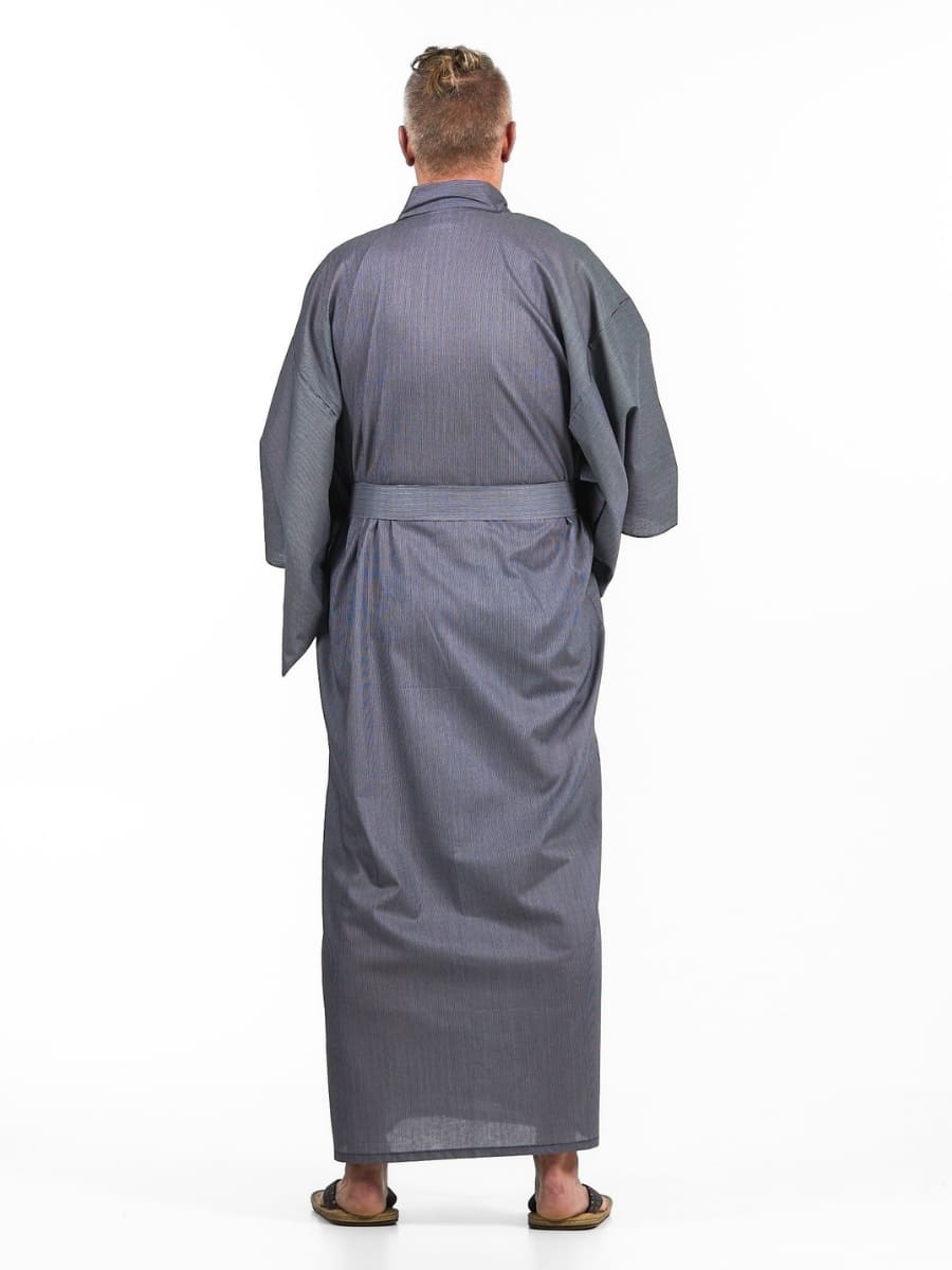 Kimono Yukata A Righe Da Uomo