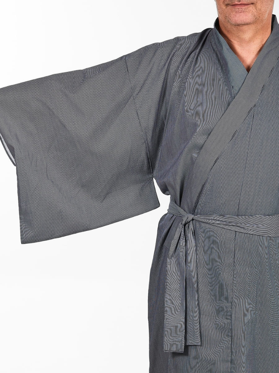 Kimono Yukata A Righe Da Uomo