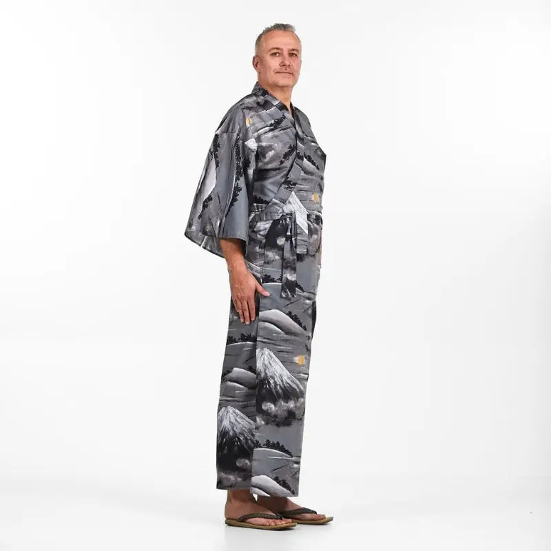 Kimono Yukata da uomo Monte Fuji