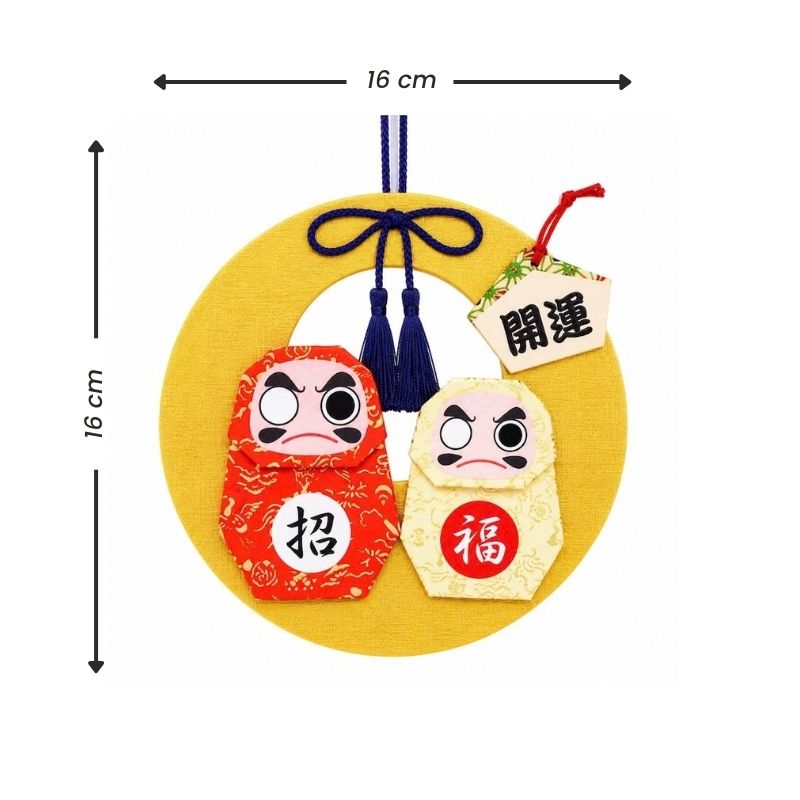 Kit Creativo Giapponese per Decorazione da Appendere - Daruma