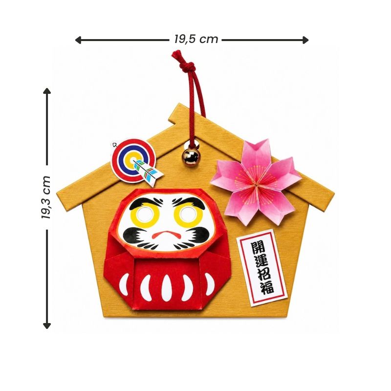 Kit Creativo Giapponese per Decorazione da Appendere - Ema & Daruma