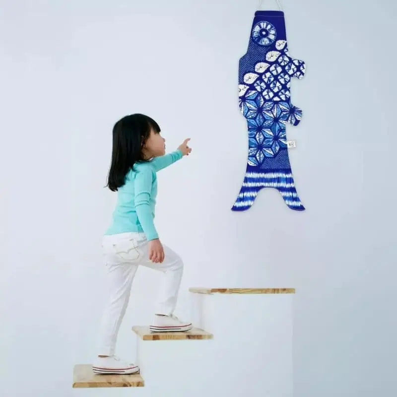 Koinobori Shibori Indaco (S)